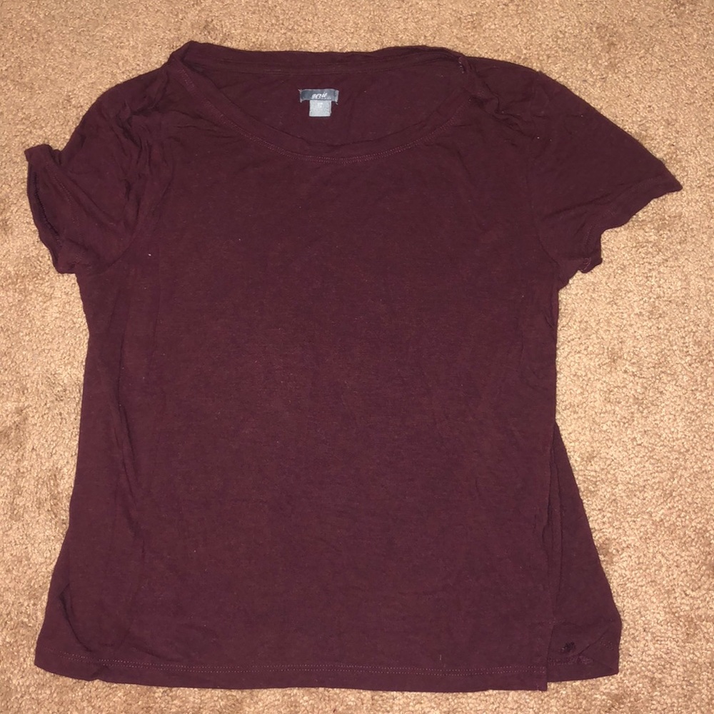 Cranberry crop top